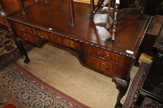 Ball & claw foot library table